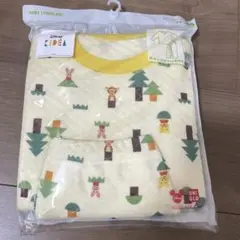 ユニクロ　ディズニー　くまのプーさん　キルトパジャマ　80