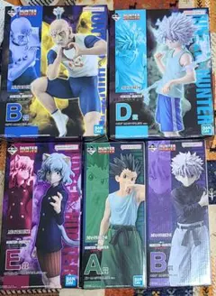 【未開封】一番くじハンターハンターキメラアント　A賞、B賞、D賞、E賞