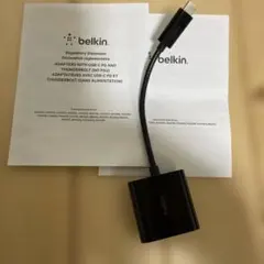 belkin USB-C to Ethernet+charge adapterのサムネイル
