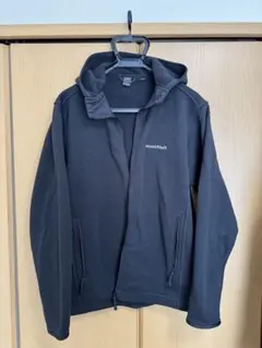 2/2値下げしました‼️モンベル クリマプラス ニットパーカー ブラック L