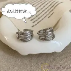 ◎セール中◎ デザイン フープピアス シルバー (RP0311-S)