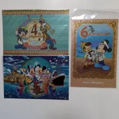 東京ディズニーランド 周年記念ポストカードセット