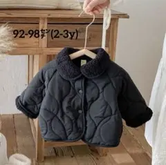 ⭐️黒キルティングアウター⭐️92-98㌢(2-3y)