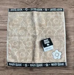 MARY QUANT 花柄刺繍 ハンカチ