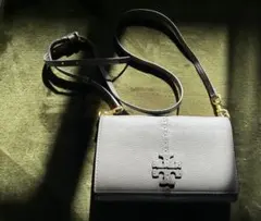 美品 TORY BURCH ショルダーバッグ ウォレット マックグロー レザー