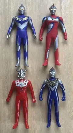 ウルトラマンソフビ 800シリーズ 4体セット ジャンク