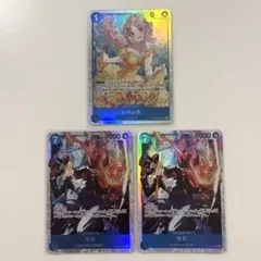 ワンピースカード　青　サボSR レベッカSR 神の島の冒険