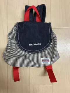 ★値下げ★ミキハウス　ストライプリュック