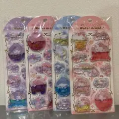 サンリオ　ウォーターインシール　4枚