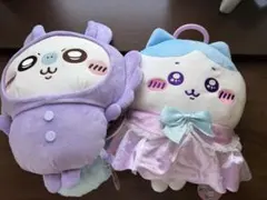ちいかわ　はちわれとモモンガ てんし♡あくまパジャマぬいぐるみセット販売
