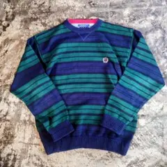 TOMMYHILFIGER　コットンニット　L　INDIA製　グリーン　3762