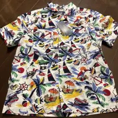 vintage 幾何学柄 フーディ シャツ 未使用 80s 90s - メルカリ