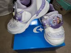 アナと雪の女王 スニーカー パープル　15.0cm
