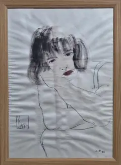 原画 絵画 イラスト ドローイング アート 現代アート 人物画 美女