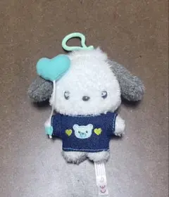 ポチャッコ デニムワッペン マスコットホルダー Sanrio