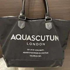 AQUASCUTUM トートバッグ 黒