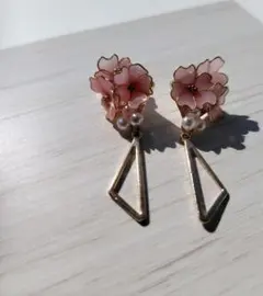 桜ピアス【イヤリング変更可】