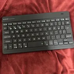 エレコム Bluetoothキーボード 日本語配列　TK-TM15BPBK