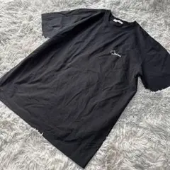 メンズ logos days バックプリントドライ半袖Tシャツ黒3L新品