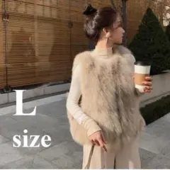 即購入OK♡ ファーベスト フェイクファー ジレ エコファー アウター 羽織り