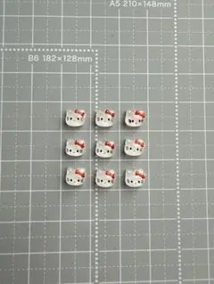 チビキティちゃんネイルパーツ