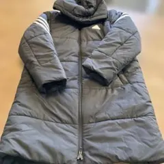 再値下げ！美品　adidas フード付き ベンチコート 160 ブラック