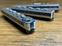 Nゲージ 鉄道模型 485系しらさぎ 新塗装 3両セット ジャンク TOMIXのサムネイル