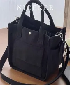 NICEKEE ブラック トートバッグ