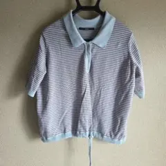 Kastane ポロシャツ ボーダー 半袖