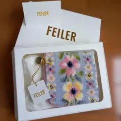 FEILER フェイラー エアリーガーデン　スクエアポーチ L字ポーチ新品未使用