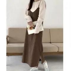 isook アイスー バックリボンスリットキャミワンピースのサムネイル