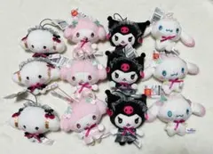 サンリオキャラクターズ　しろいちごくろいちごマスコット　全4種×3セット