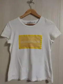 【最終価格】Calvin Klein Jeans ロゴTシャツ メッシュ 白 Sのサムネイル