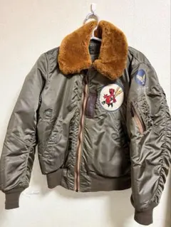 40s復刻 フェローズ B-15A フライトジャケット カーキ 38　E105 40s復刻 フェローズ B-15A フライトジャケット カーキ 38 E105 - メルカリ