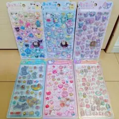 うるちゅるポップシール サンリオ トムとジェリー 他 6枚セット