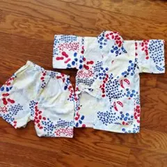 90cm お豆柄 甚平