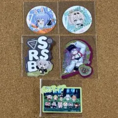 ホロライブ シール・ステッカー5点セット ぺこら いろは トワ ぼたん