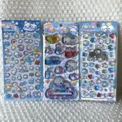 ぷくぷくあわわちゃん プチドロップ ウォーターインシール エポキシ 3点