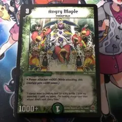 Angry Maple プロモ 英語 マクドナルド 初期 旧枠 海外 限定