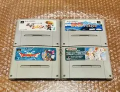 【SFCソフト4本セット・Nintendo Super Famicom】ab