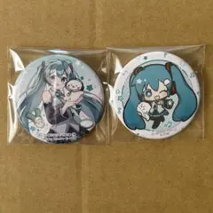 くじメイト ぴちぴちピッチ 缶バッジ 書き下ろし 宝生波音 2個セット