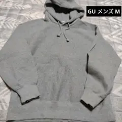 GU　ヘビーウェイト　グレーパーカー　メンズМ