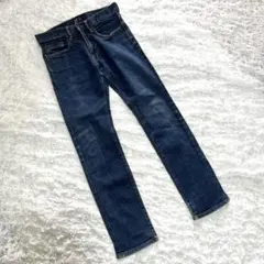 【ギャップ】（28×30）スリムストレートデニムパンツ ブルー カジュアル