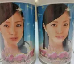 上戸彩 もてるウェットティッシュ 未開封 上戸彩オリジナルウェットティッシュ＆貯金箱：直径6.5㎝・高さ