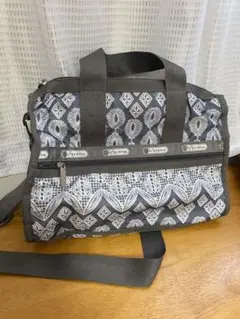 LeSportsac 幾何学模様 ボストンバッグ