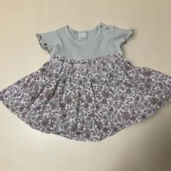 プティマイン 花ドッキングタックチュニック80