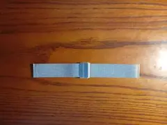 幅22mmシルバー メッシュ腕時計用バンド