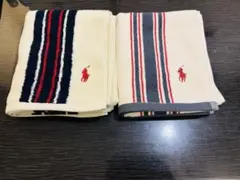 ①⑤新品ラルフローレン　フェイスタオル二枚