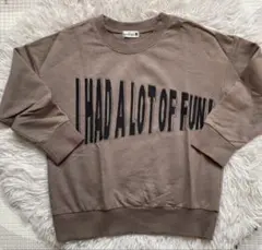 ロゴ薄手トレーナー120 ブランシェス