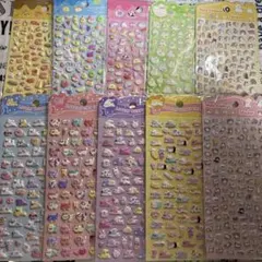 ミニ プチプチシール 10種類